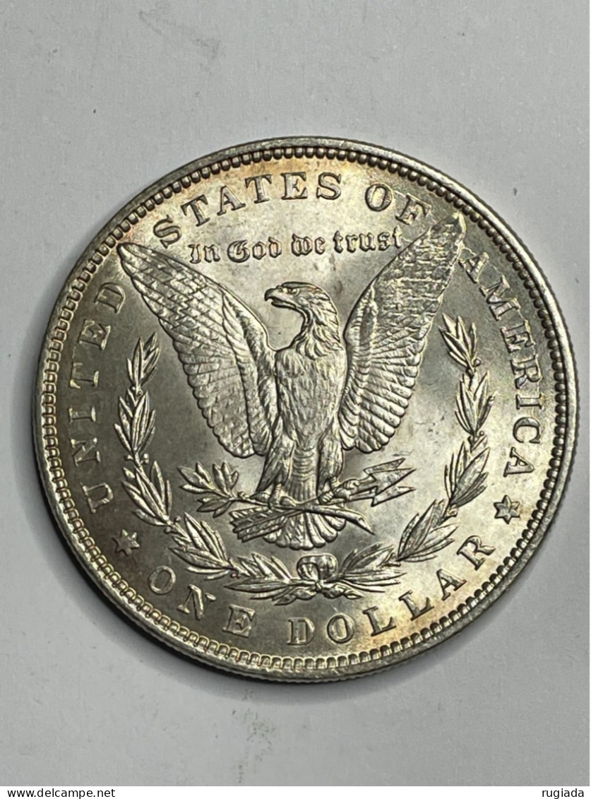 1888 (P) USA Morgan Dollar Coin, High Grade, MS Mint State, Genuine Uncleaned, 26.77g, 90% Silver - 1878-1921: Morgan