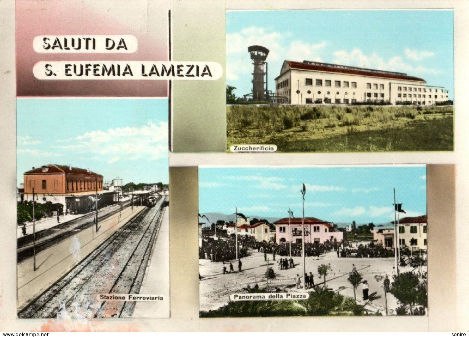 SALUTI DA S.EUFEMIA LAMEZIA - VEDUTINE - ED.ARONNE - NVG FG - C7034 - Lamezia Terme