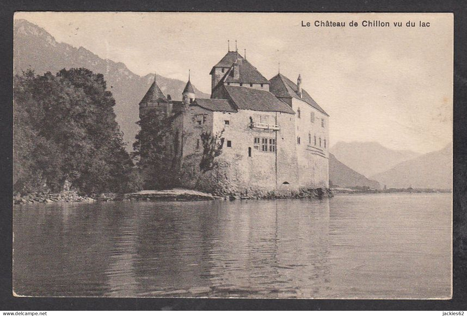 110305/ VEYTAUX, Le Château De Chillon Vu Du Lac, 1910 - Veytaux