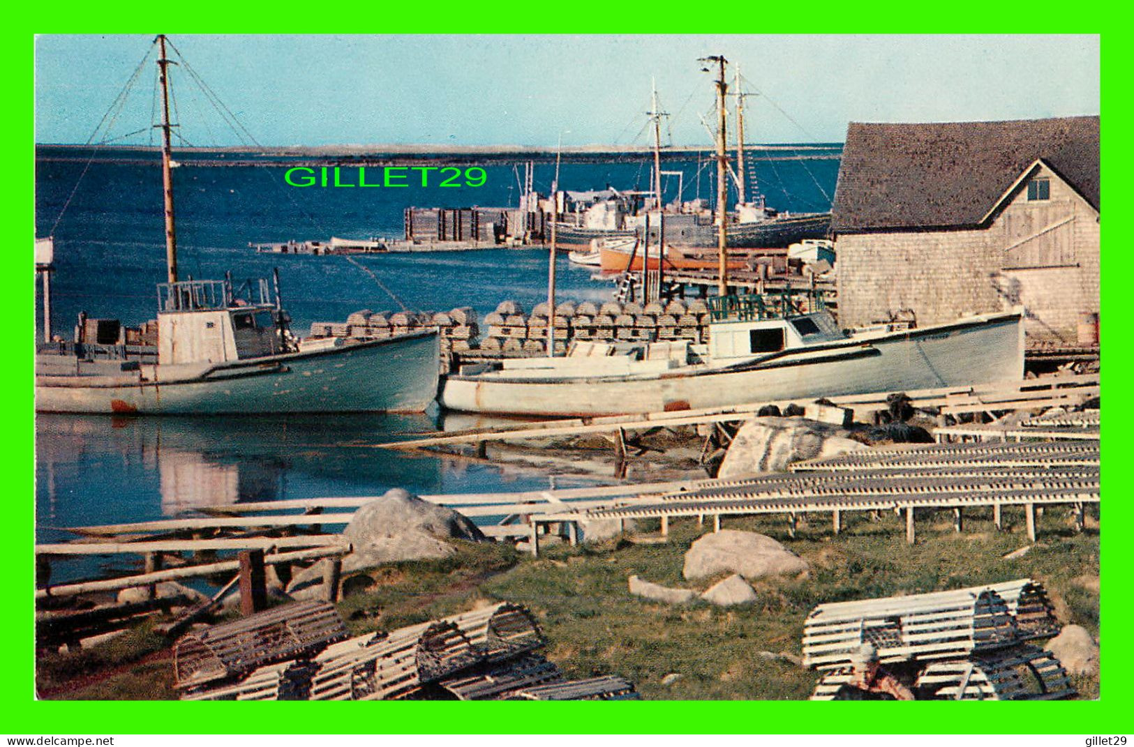 CAPE SABLE, NOVA SCOTIA - H, S, CROCKER CO INC - ANIMATED WITH BOATS - - Sonstige & Ohne Zuordnung