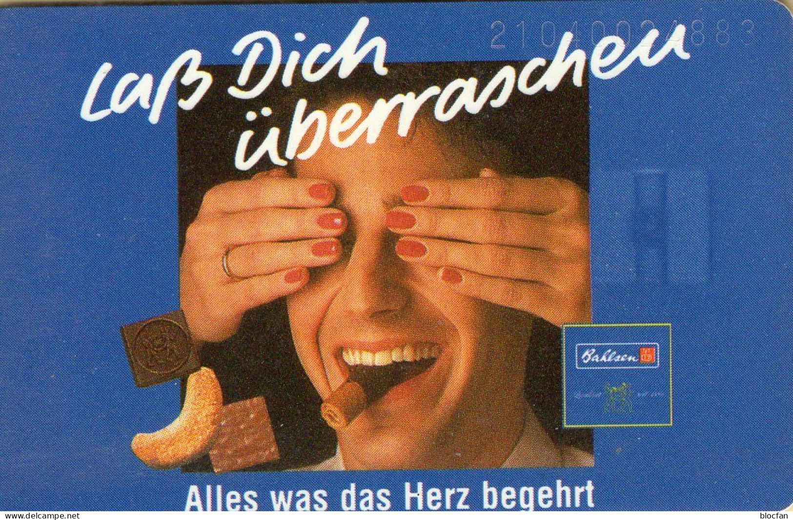 Bahlsen TK K 267/1991 ** 50€ Laß Dich überraschen Waffeln Salzgebäck Kekse Mini-Kuchen TC Selection Telecard Of Germany - K-Serie : Serie Clienti