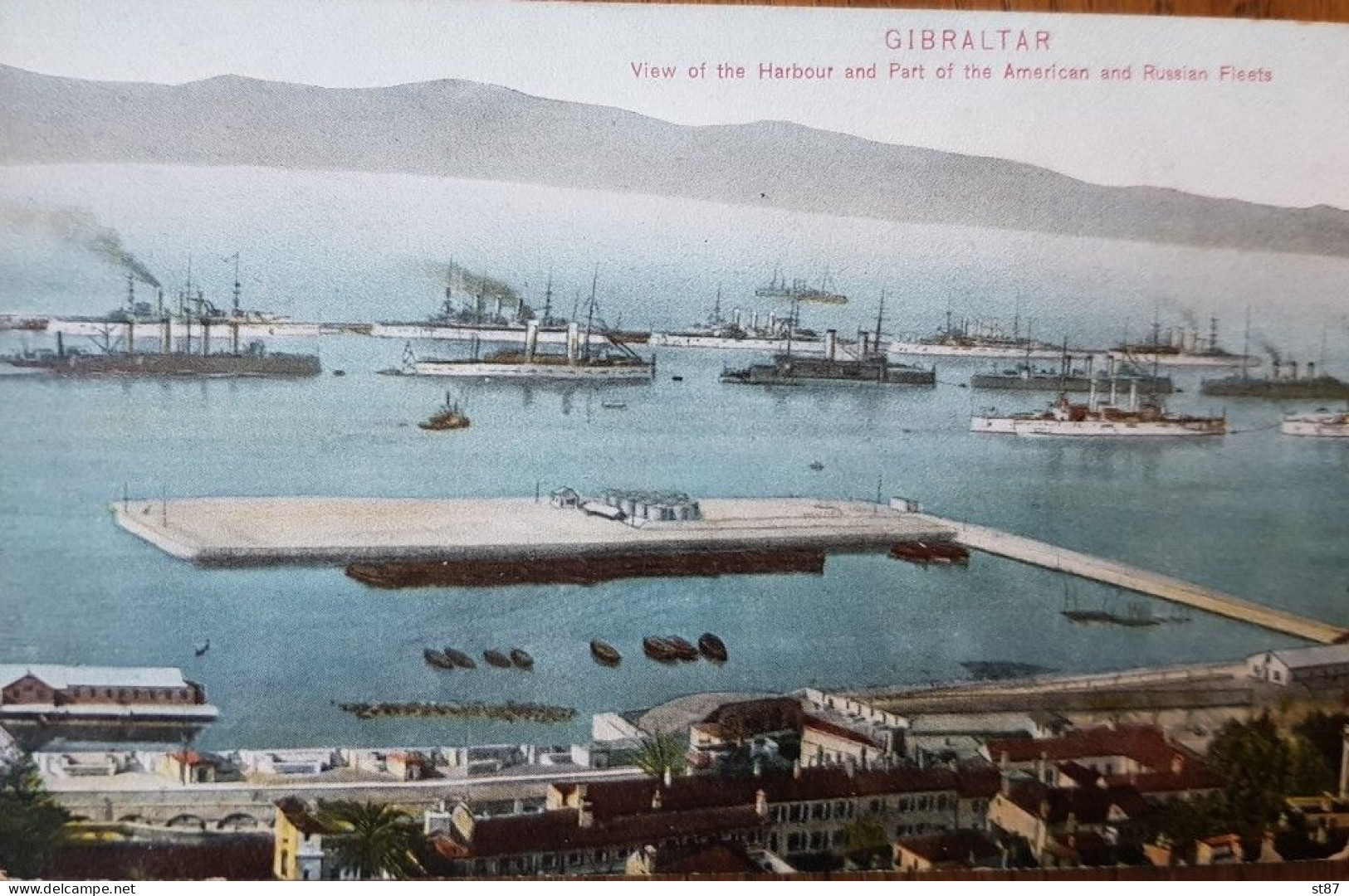 Gibraltar American And Russian Fleets - Gibraltar