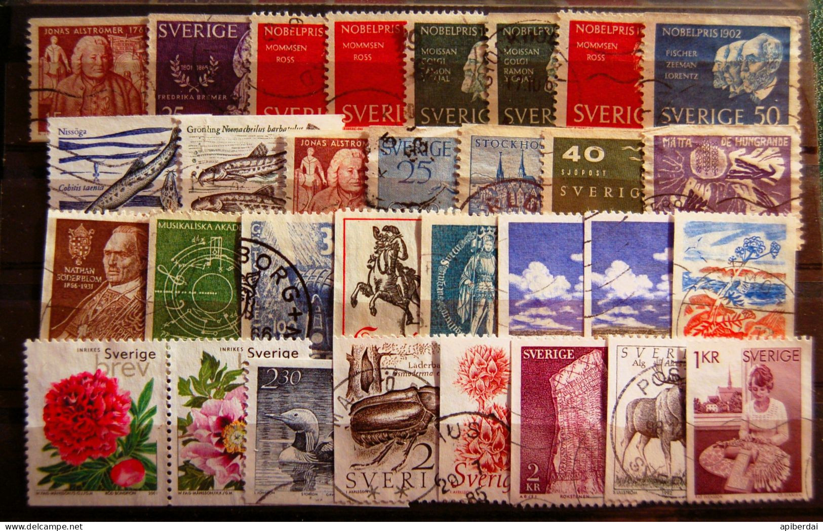 Sweden Suede - Small Batch Of 30 Stamps Used - Sammlungen