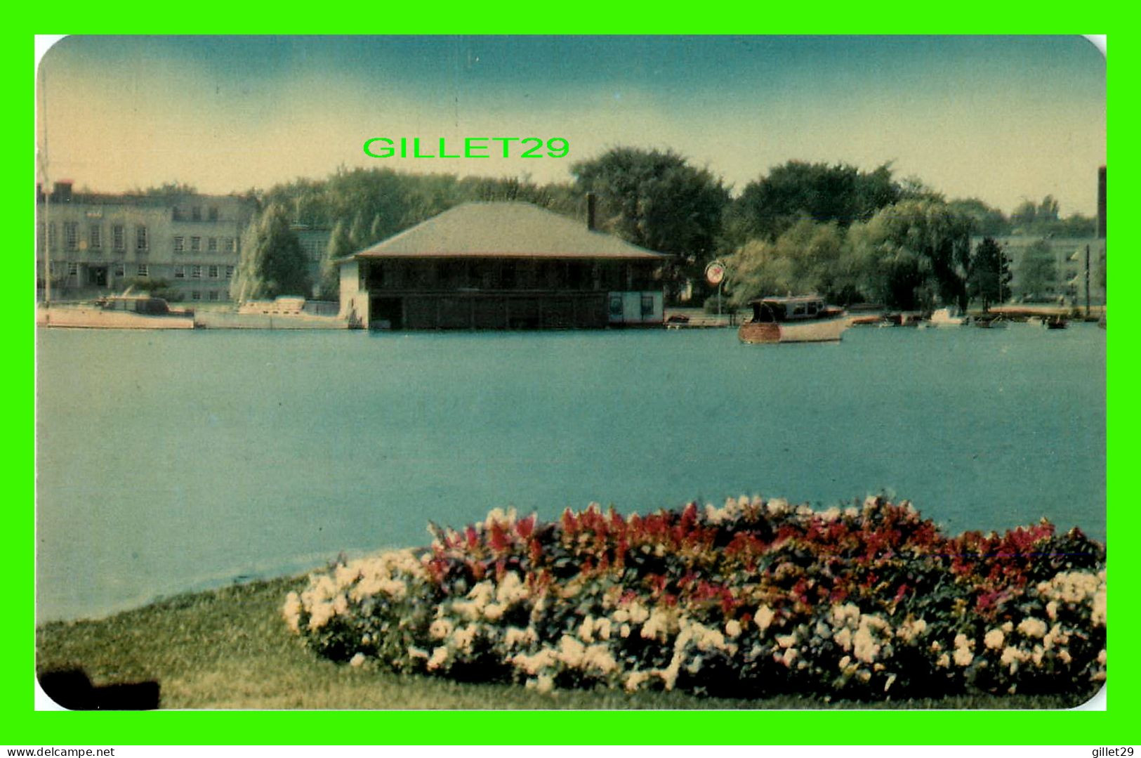 OTTAWA, ONTARIO - DOWS LAKE AND YACHT CLUB - PHOTOGELATINE ENGRAVING CO LTD - - Ottawa