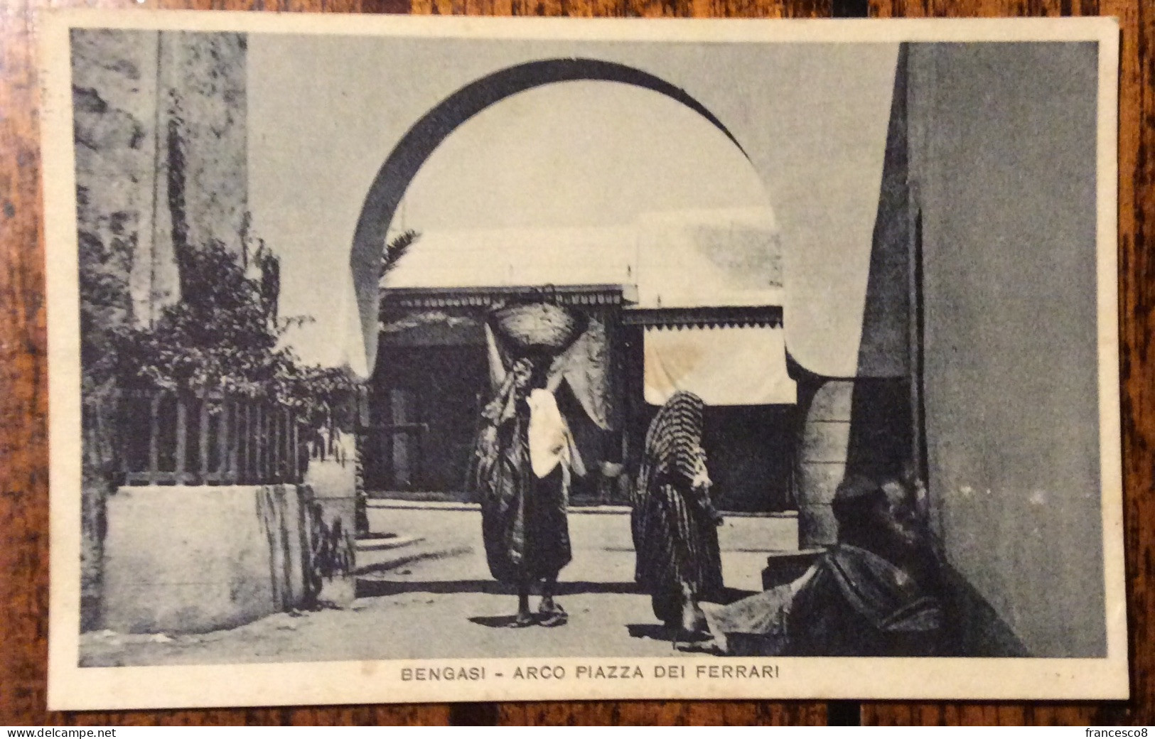 1936 BENGASI - Arco Piazza Dei Ferrari / LIBIA - Libia