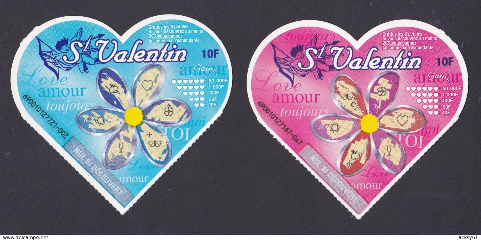 St - Valentin  - Emission N°1 - Billetes De Lotería