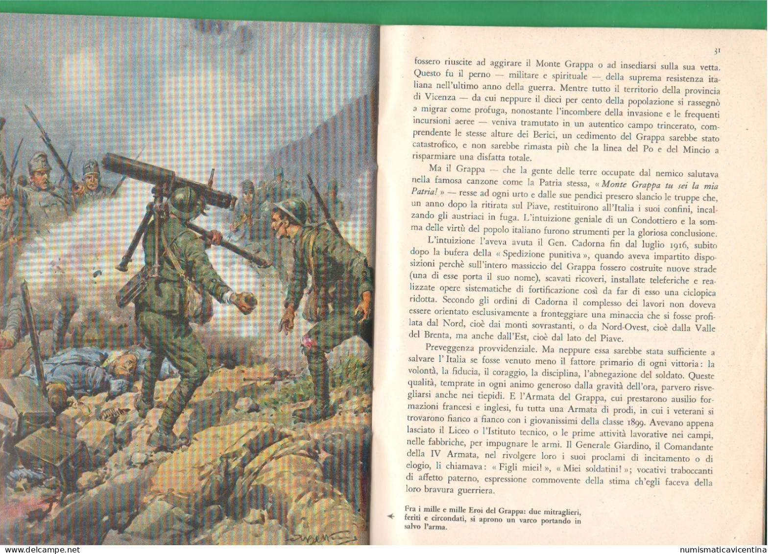 Libretto Breve Storia Della Prima Guerra Mondiale 1957 Scritto X Gli Studenti Vicentini 1 WW Grande Guerre Mondiale - Oorlog 1914-18