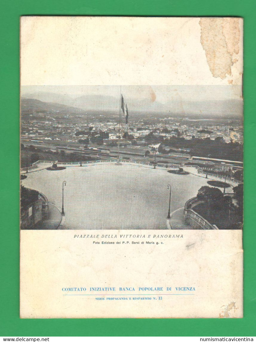 Libretto Breve Storia Della Prima Guerra Mondiale 1957 Scritto X Gli Studenti Vicentini 1 WW Grande Guerre Mondiale - Oorlog 1914-18