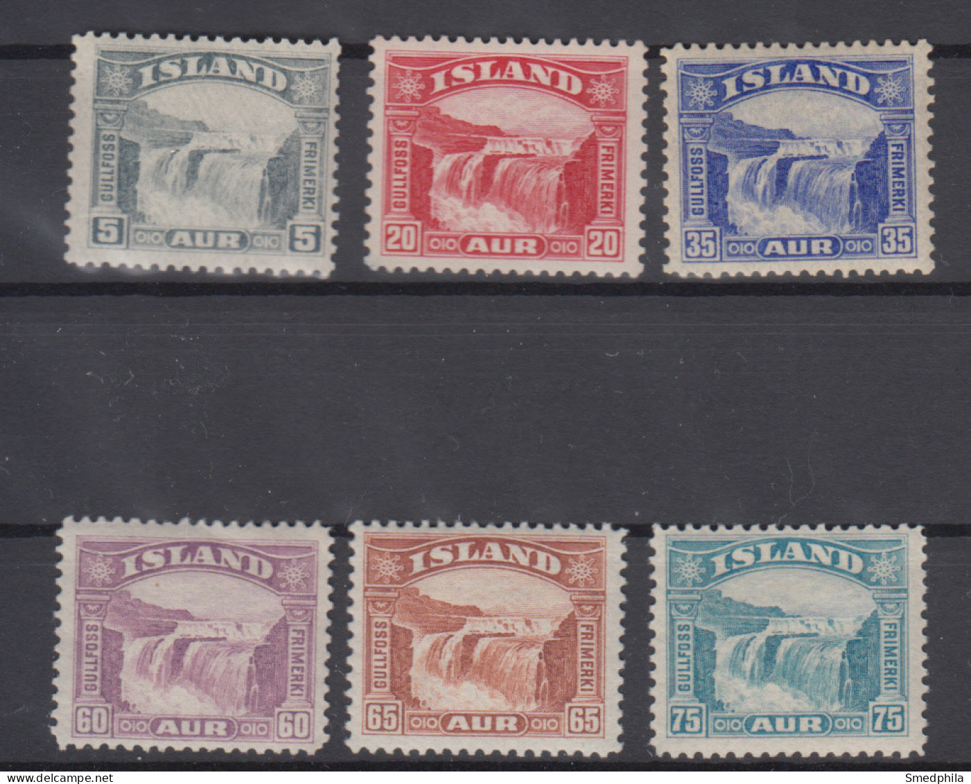 Iceland 1931 - Michel 150-154 MH * 155 MNH ** - Neufs