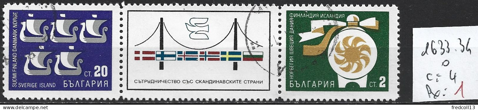 BULGARIE 1633-34 Oblitérés Côte 4 € - Used Stamps
