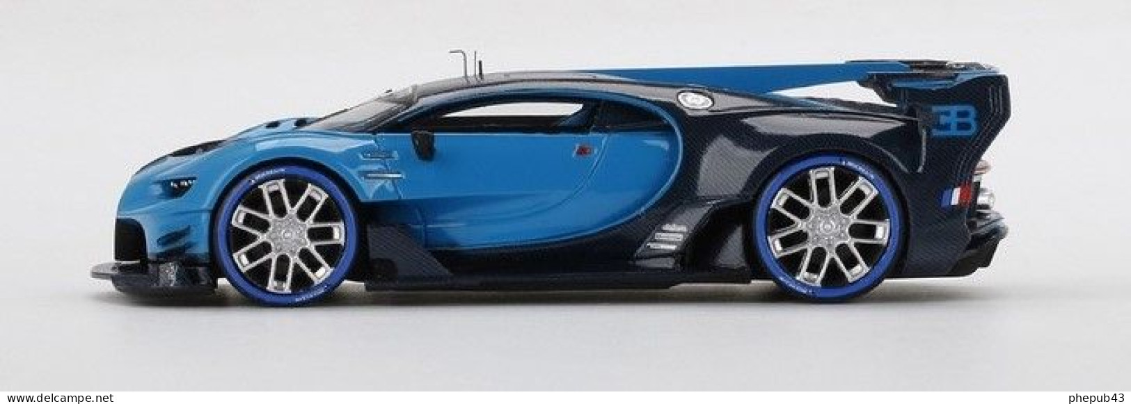 Bugatti Vision Gran Turismo - 2020 - Light Blue & Black - TrueScale - Spark