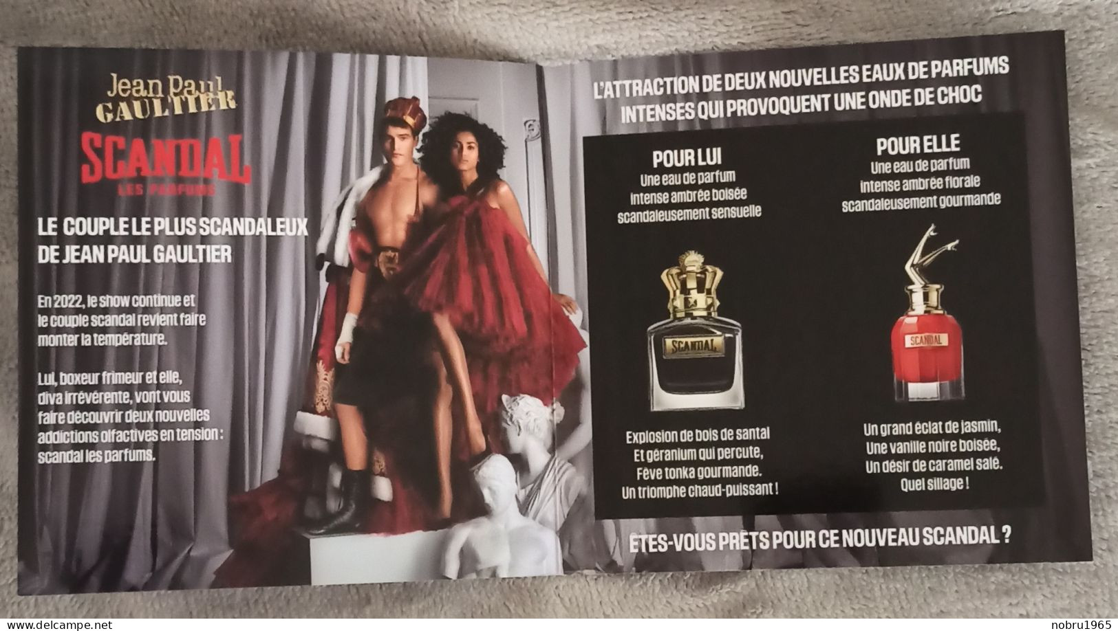 Carte Parfums Jean Paul Gaultier. Neuve - Otros & Sin Clasificación