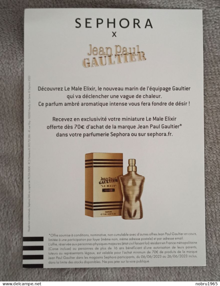 Carte Parfums Jean Paul Gaultier. Neuve - Sonstige & Ohne Zuordnung