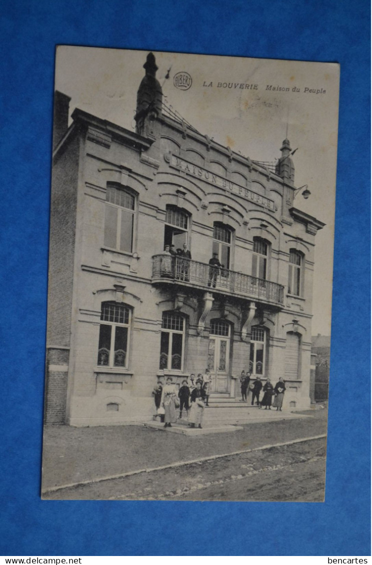 La Bouverie 1921: Maison Du Peuple Animée - Frameries