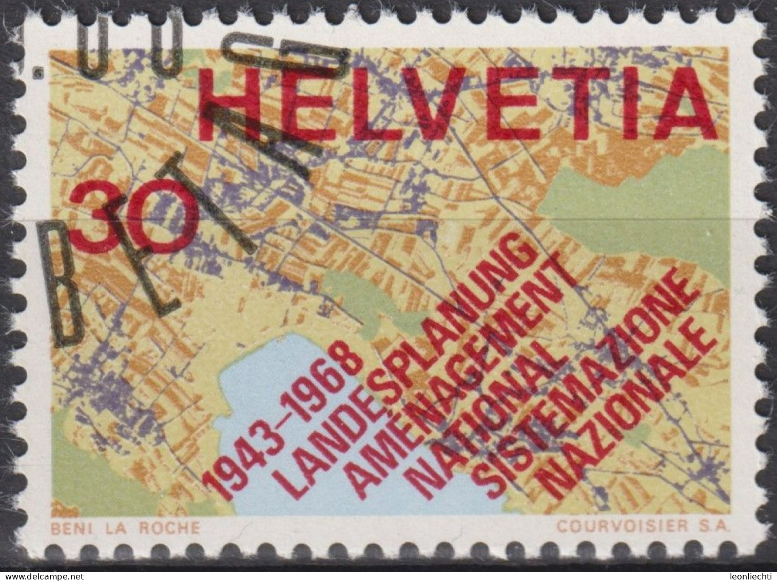 1968 Schweiz ° Zum: CH 459, Mi: CH 889, Landesplanung - Usati