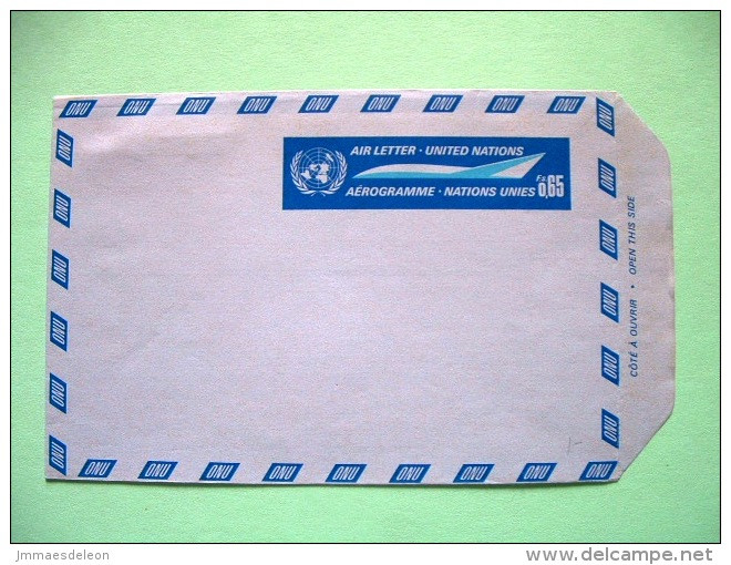 United Nations - Geneva Office 1975 Unused Aerogramme - Brieven En Documenten