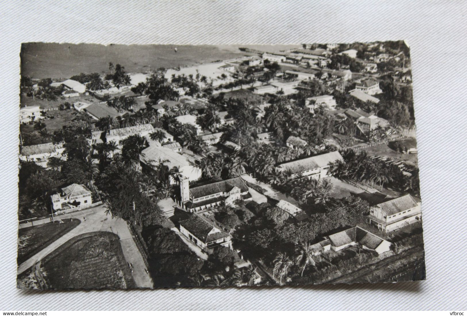 Cpsm, Port Gentil, Vue Aérienne, Gabon - Gabon