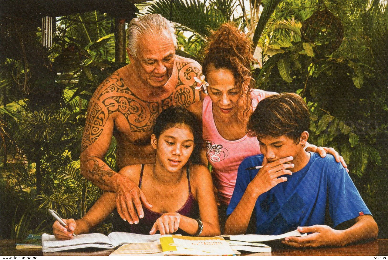 CPM - E - POLYNESIE FRANCAISE - ORIENTATION SCOLAIRE - ETABLISSEMENT POUR LA PREVENTION - TATOUAGE - Polynésie Française