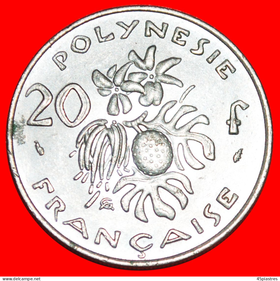 * FRANCE With IEOM (1972-2005): FRENCH POLYNESIA  20 FRANCS 1975! UNC! · LOW START ·  NO RESERVE! - French Polynesia