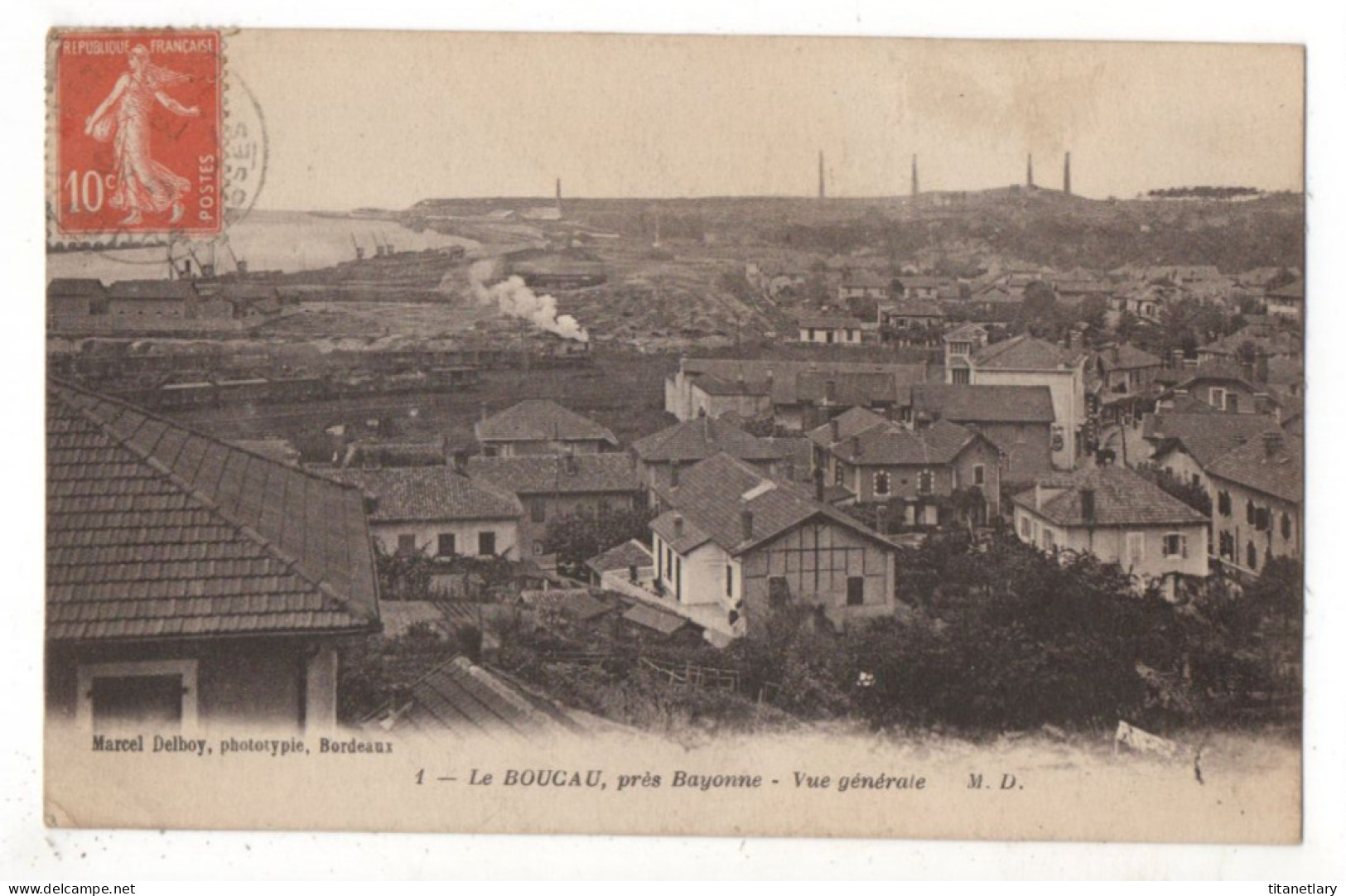 LE BOUCAU Près BAYONNE - 64 - Vue Générale - Achat Immédiat - Boucau