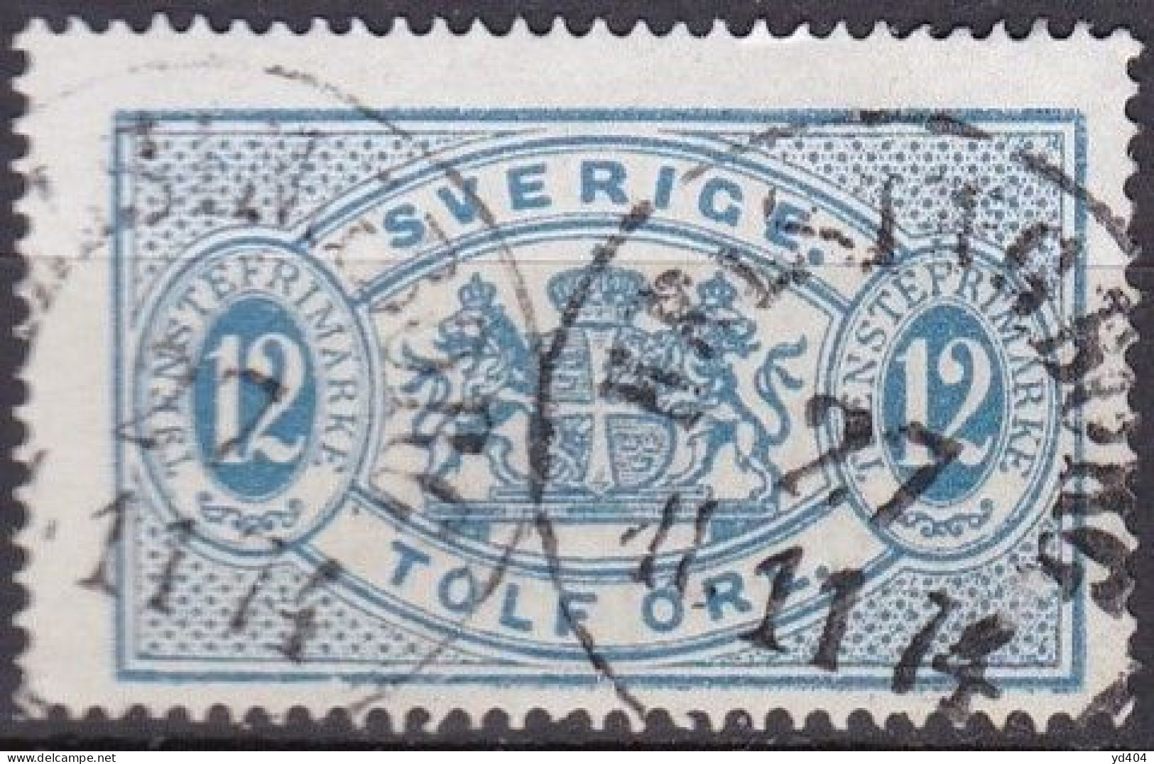 SE661C – SUEDE – SWEDEN – 1874-1881 – PERF 14 – YT # 6A USED - Dienstmarken