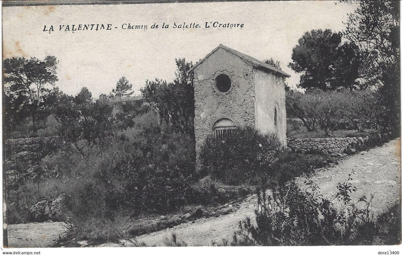 CPA13-MARSEILLE- LA VALENTINE- Chemin De La Salette- L'Oratoire - Les Caillols, La Valentine