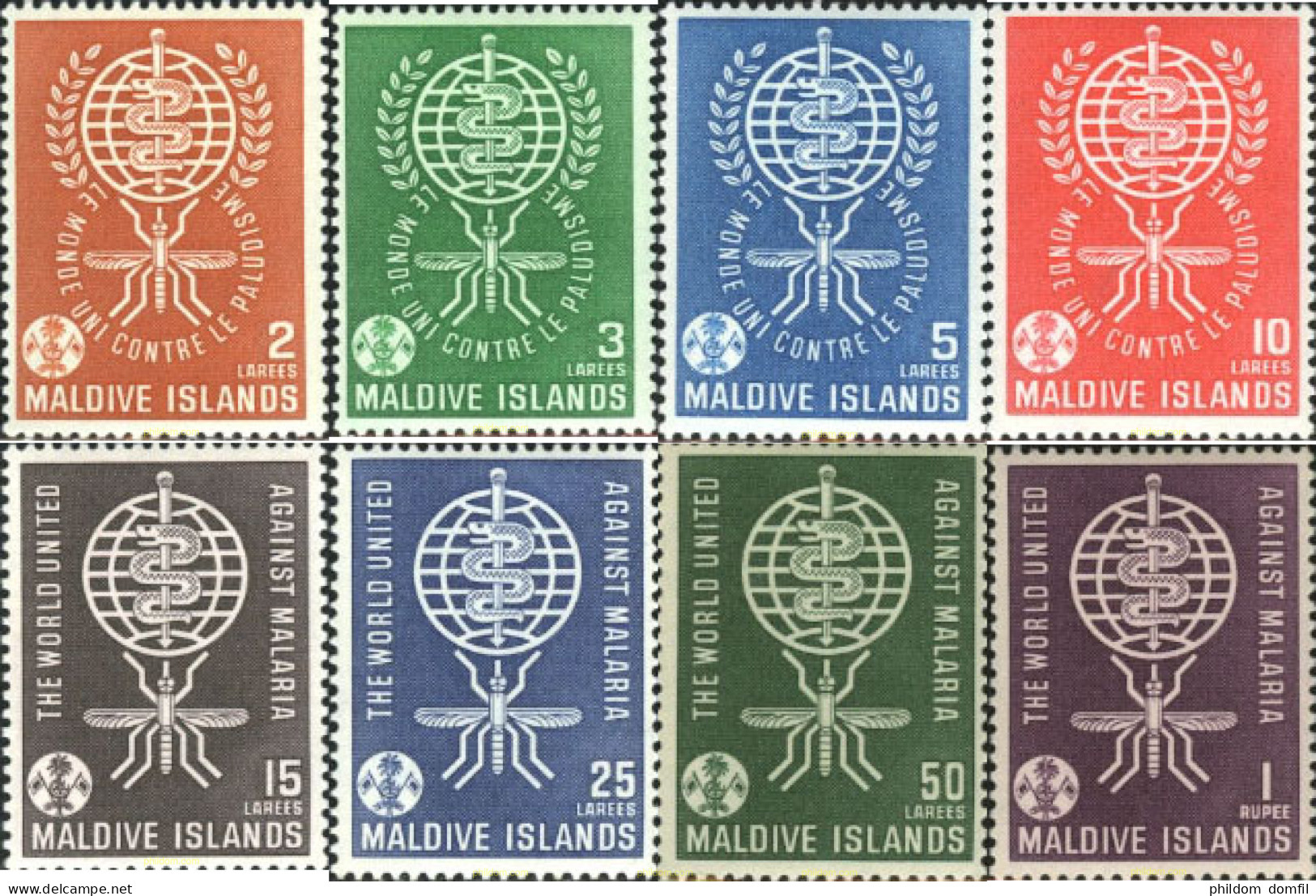 29404 MNH MALDIVAS 1962 LUCHA CONTRA LA MALARIA - Maldiven (...-1965)