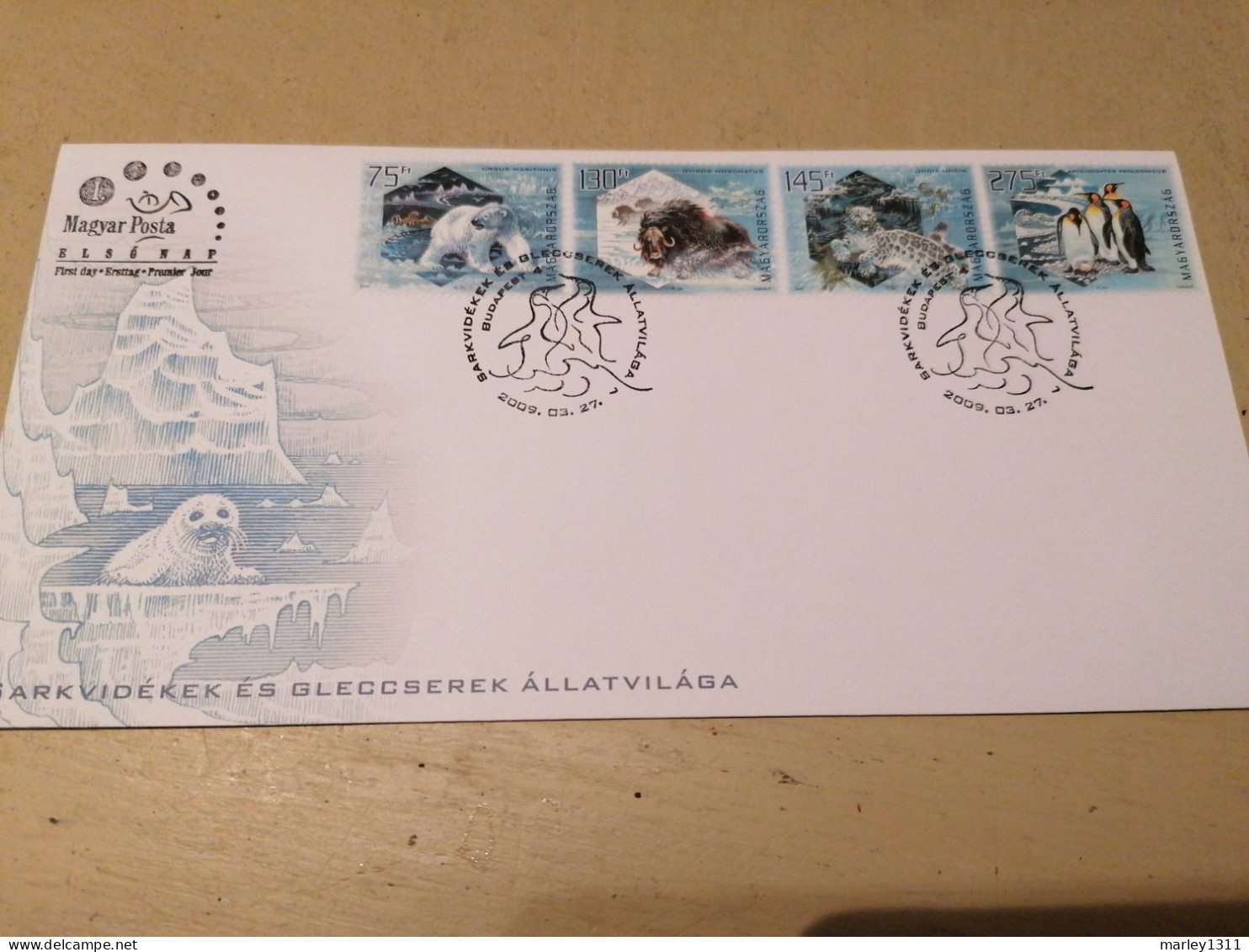 2009 Hongrie Enveloppe 1er Jour YT N °4318/4321 - FDC