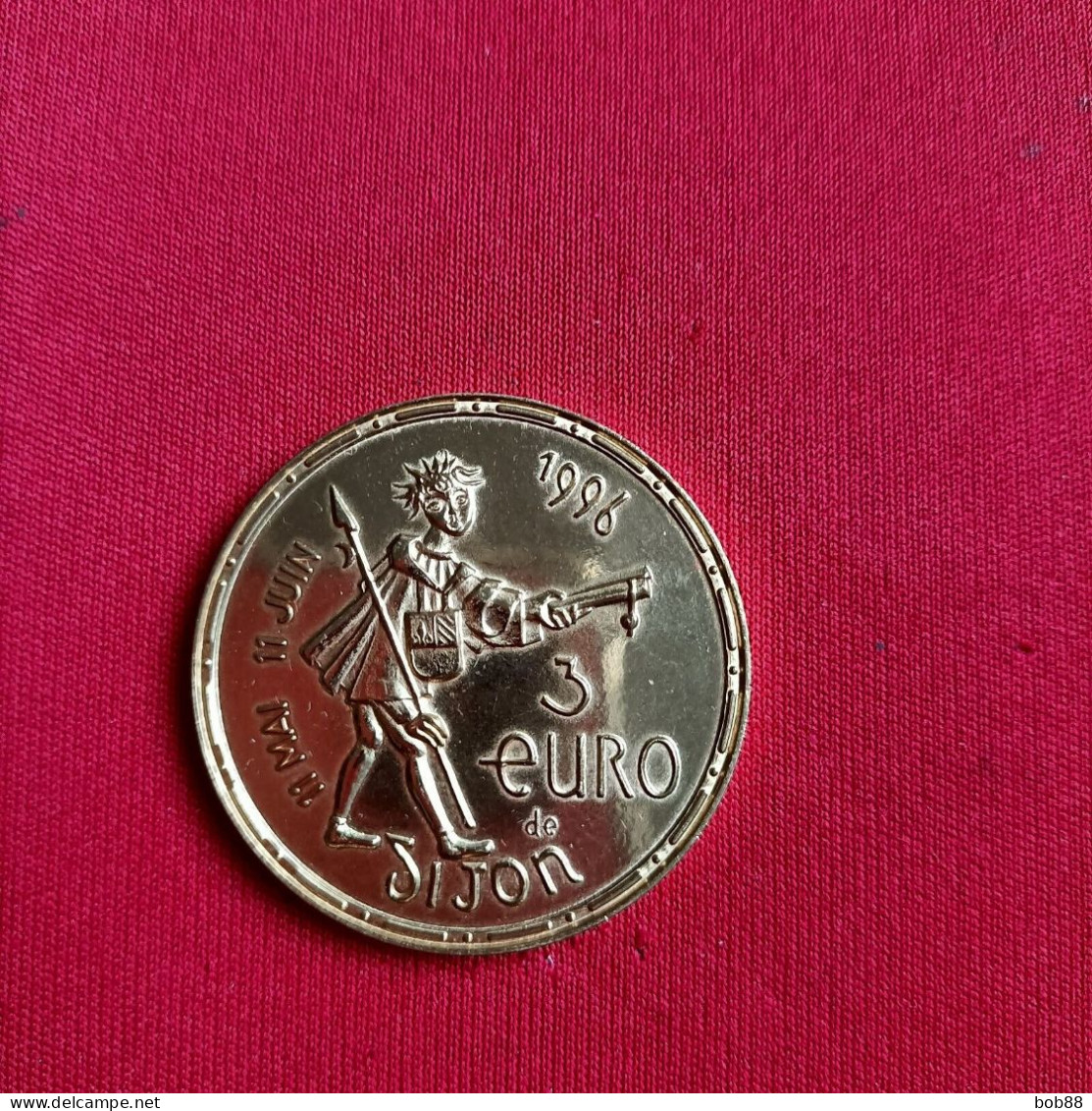 PIECE 3 EURO TEMPORAIRE VILLE DE DIJON / 1996 - Euros Des Villes