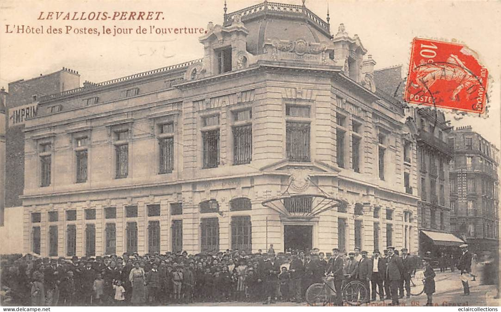 Levallois Perret          92        L'Hôtel Des Postes, Le Jour De L'ouverture          (Voir Scan) - Levallois Perret