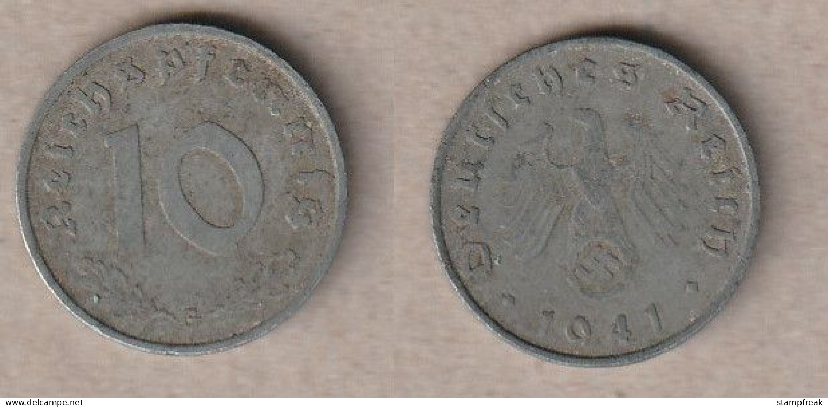 00831) Deutschland, 3. Reich, 10 Reichspfennig 1941G - 10 Reichspfennig