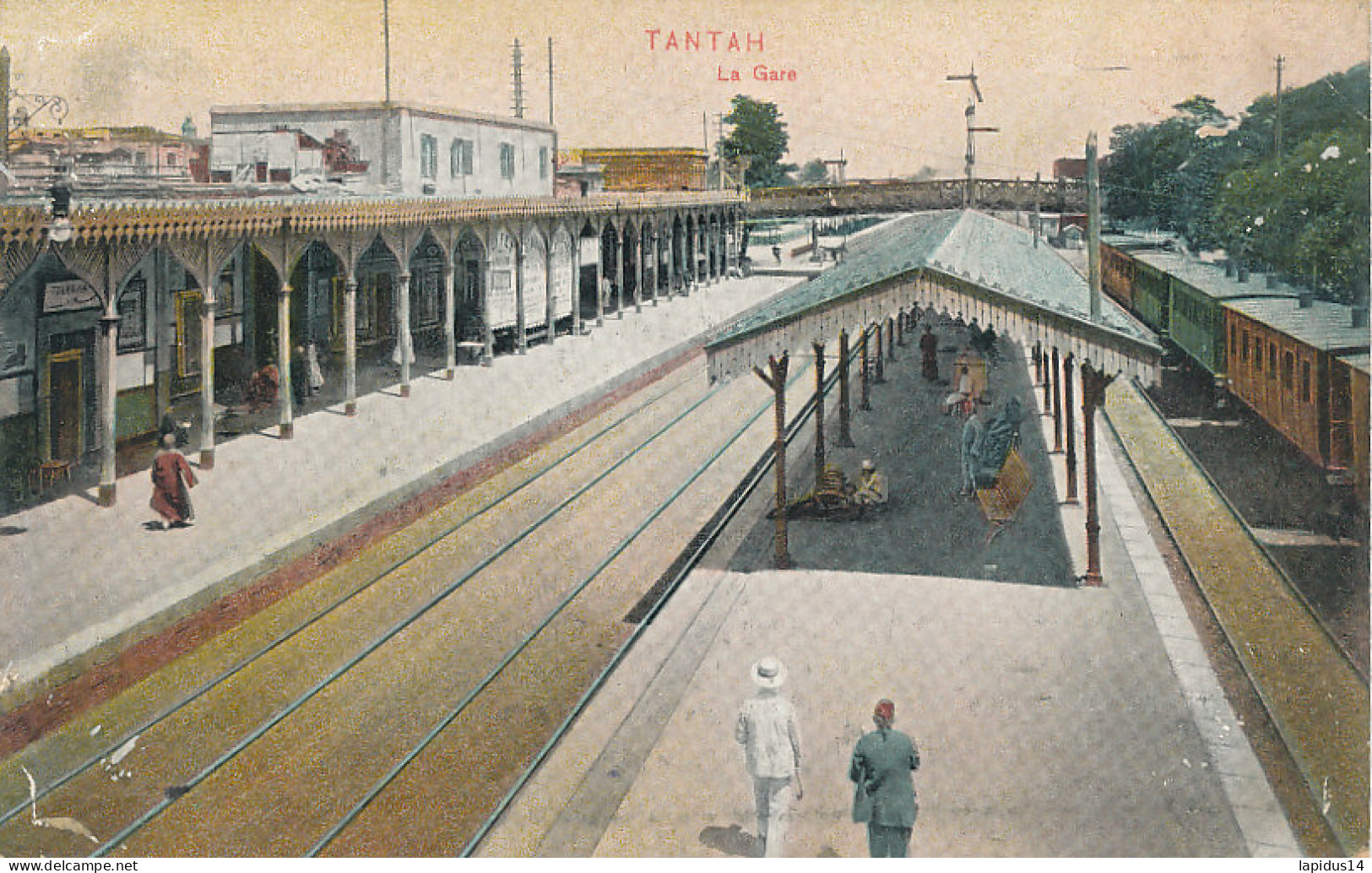 AX 844  -    C P A - EGYPTE-   TANTAH -LA GARE  - Tanta