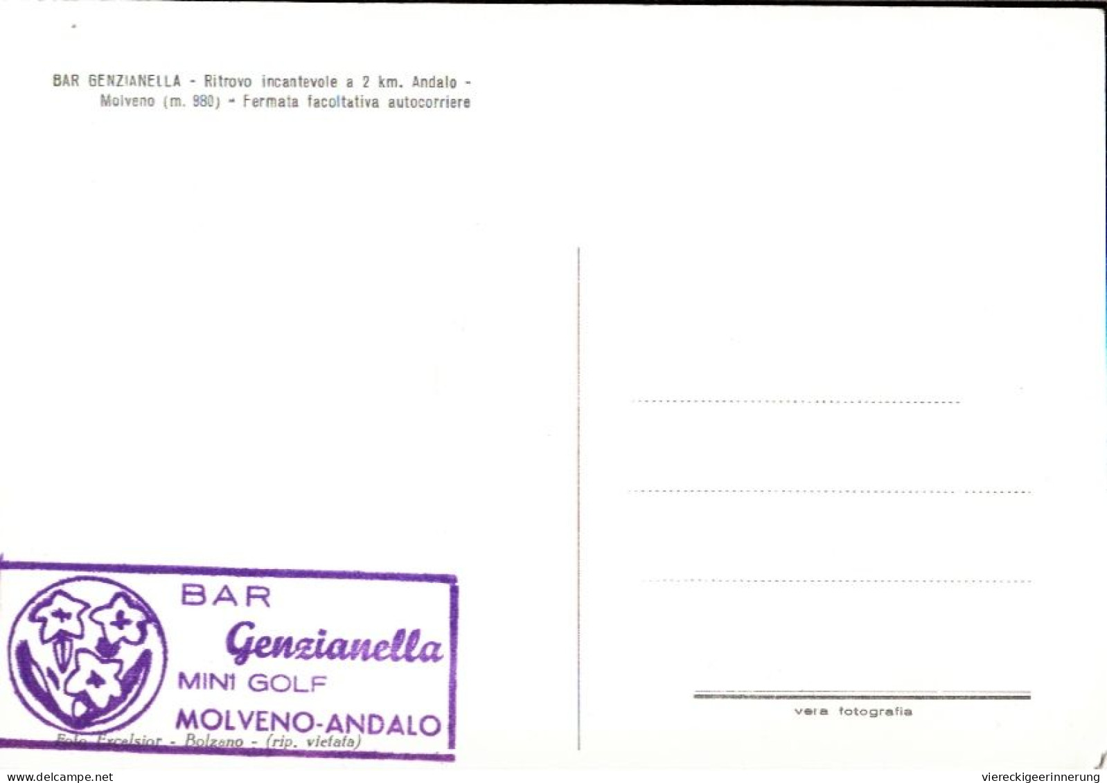 ! S/w Ansichtskarte Molveno Andalo, Bar Genzianella, Südtirol, Italien, Autos, Cars - Other & Unclassified