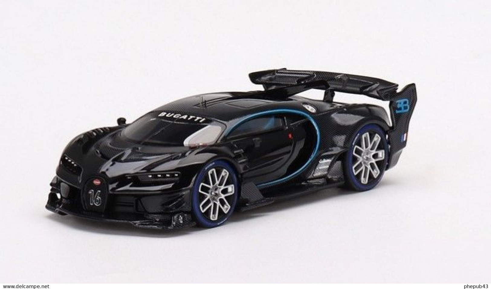 Bugatti Vision Gran Turismo - 2020 - Black - TrueScale - Spark