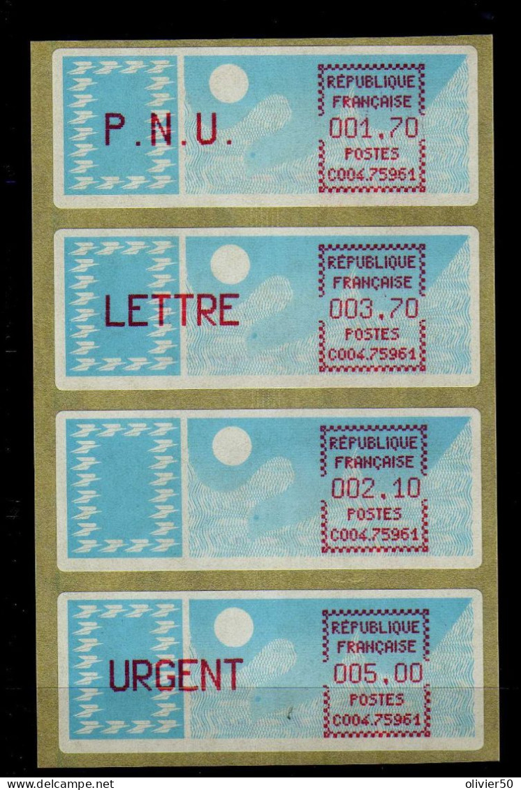 France -  1985 - Timbres De Distributeurs - Neufs** - Autocollant - 1985 Papier « Carrier »