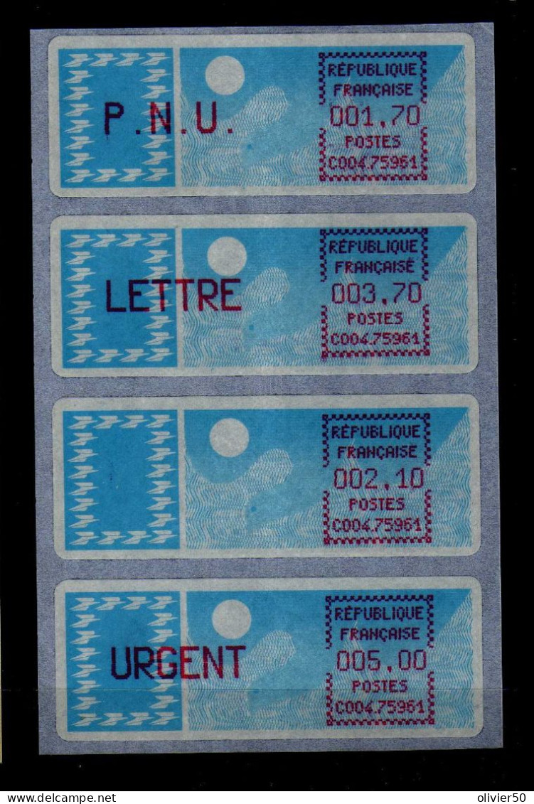 France -  1985 - Timbres De Distributeurs - Neufs** - Autocollant - 1985 Papier « Carrier »