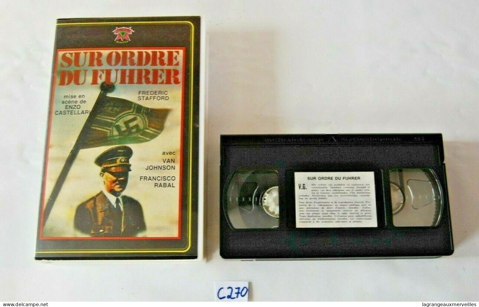 C270 - K7 VIDEO VHS - Sur Ordre Du Furher - History