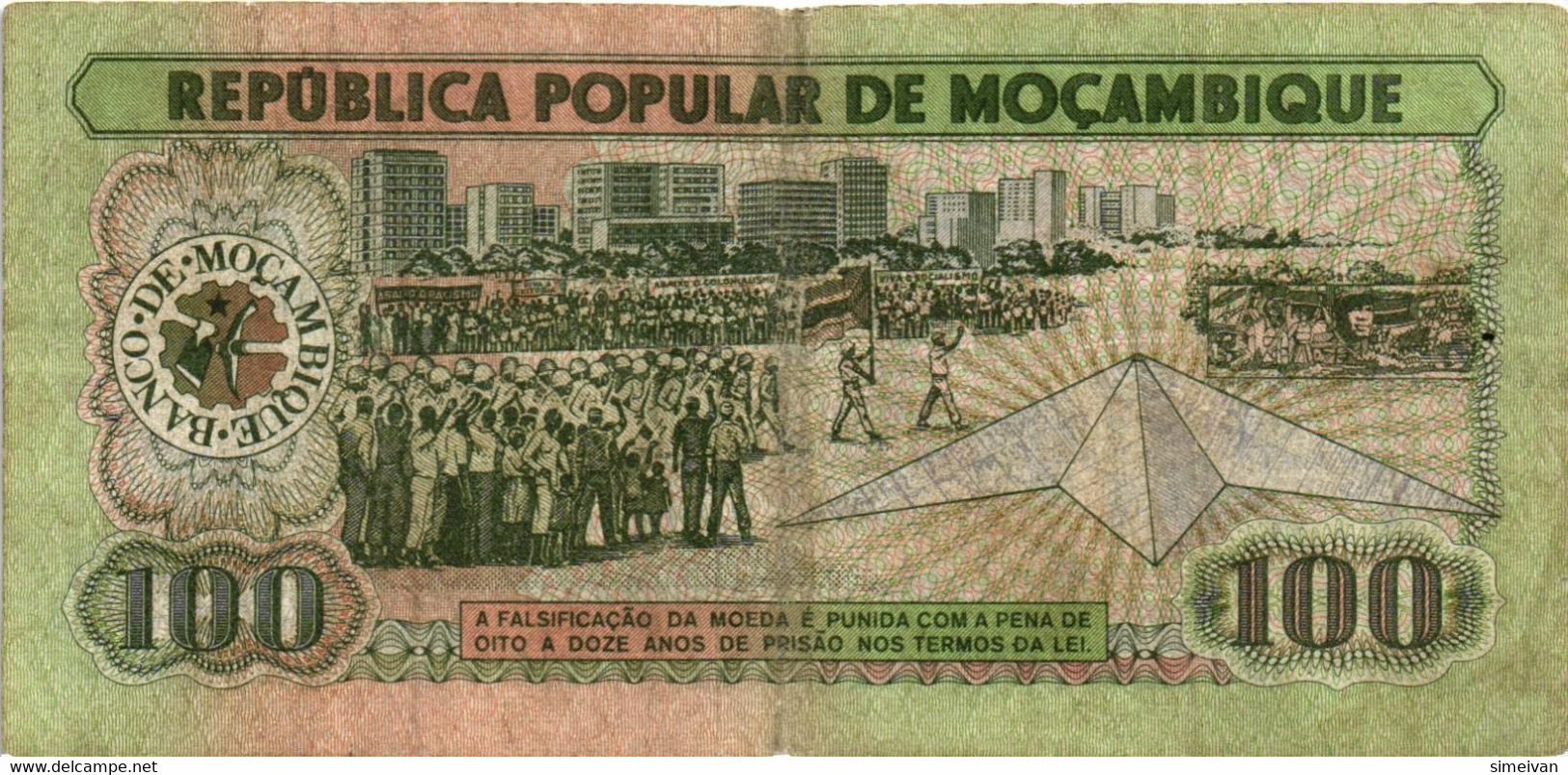 Mozambique 100 Meticais 1980 P-126  Mosambik #4194 - Mozambique