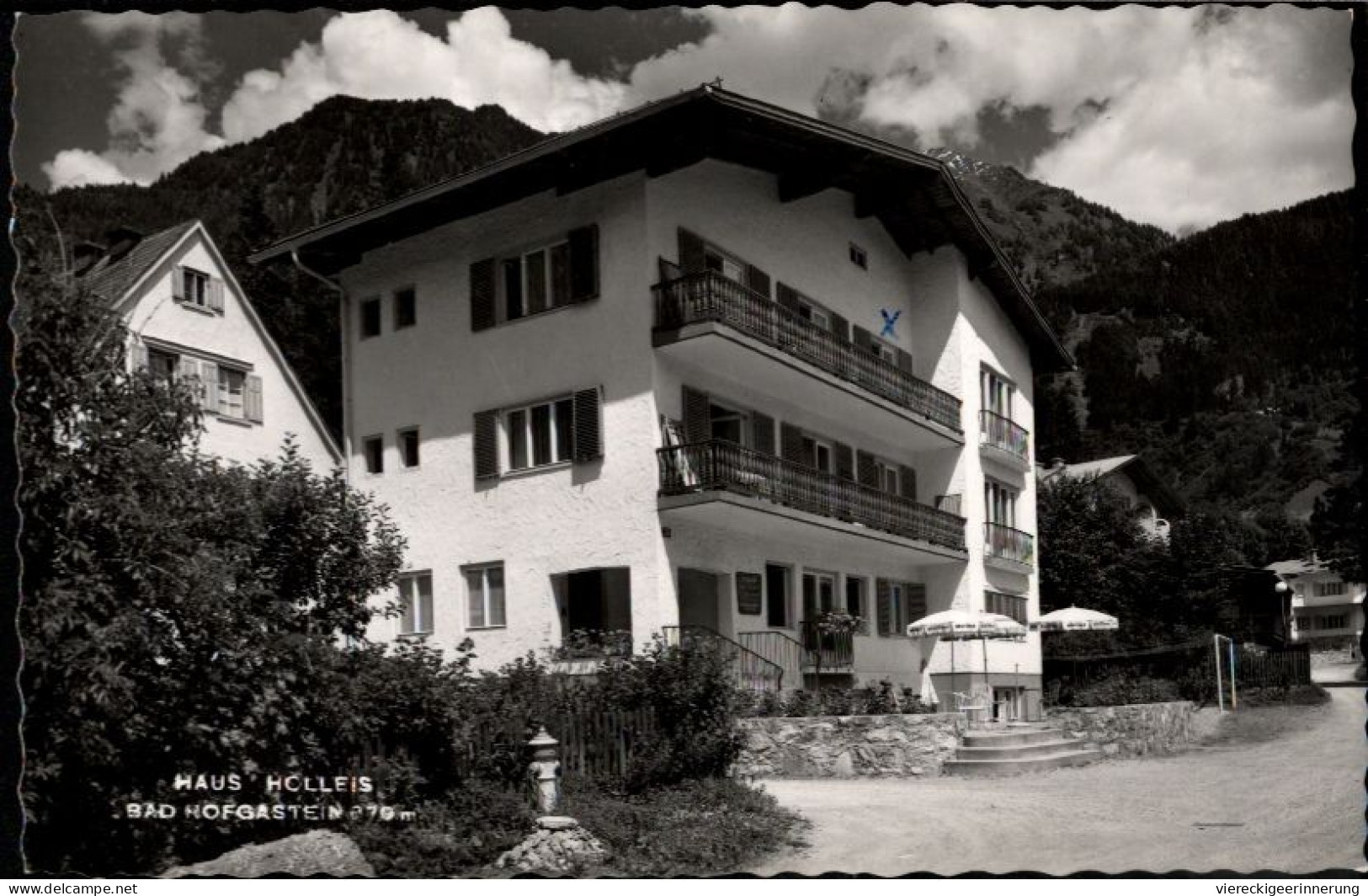 ! S/w Ansichtskarte Haus Hölleis, Bad Hofgastein, Österreich - Bad Hofgastein