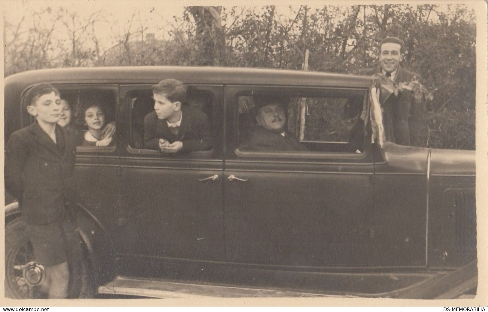 Oldtimer Taxi Real Photo Postcard 1930s - Taxis & Fiacres