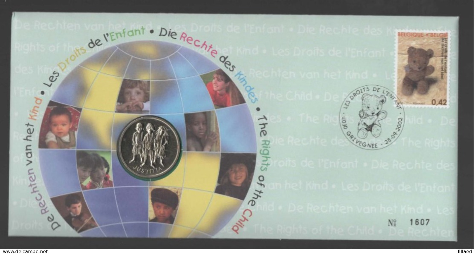 België: Numisletters 3096 Rechten Van Het Kind. - Numisletters