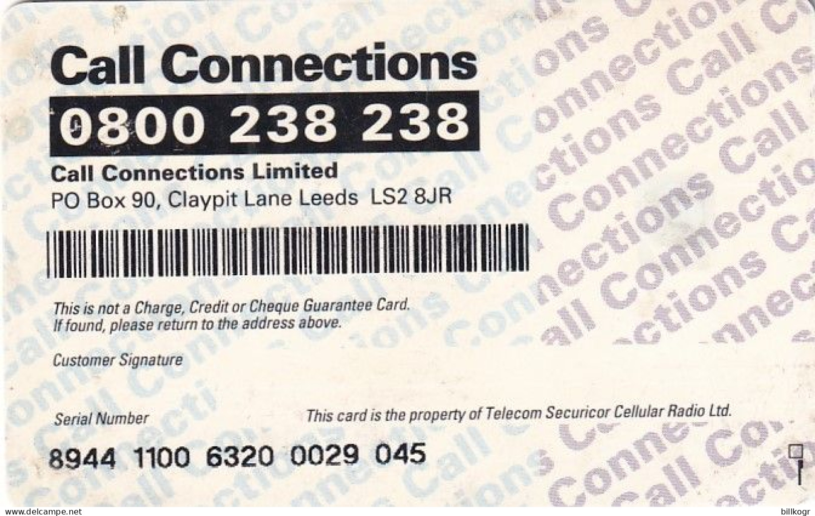 UK - Cellnet GSM, Used - Andere & Zonder Classificatie