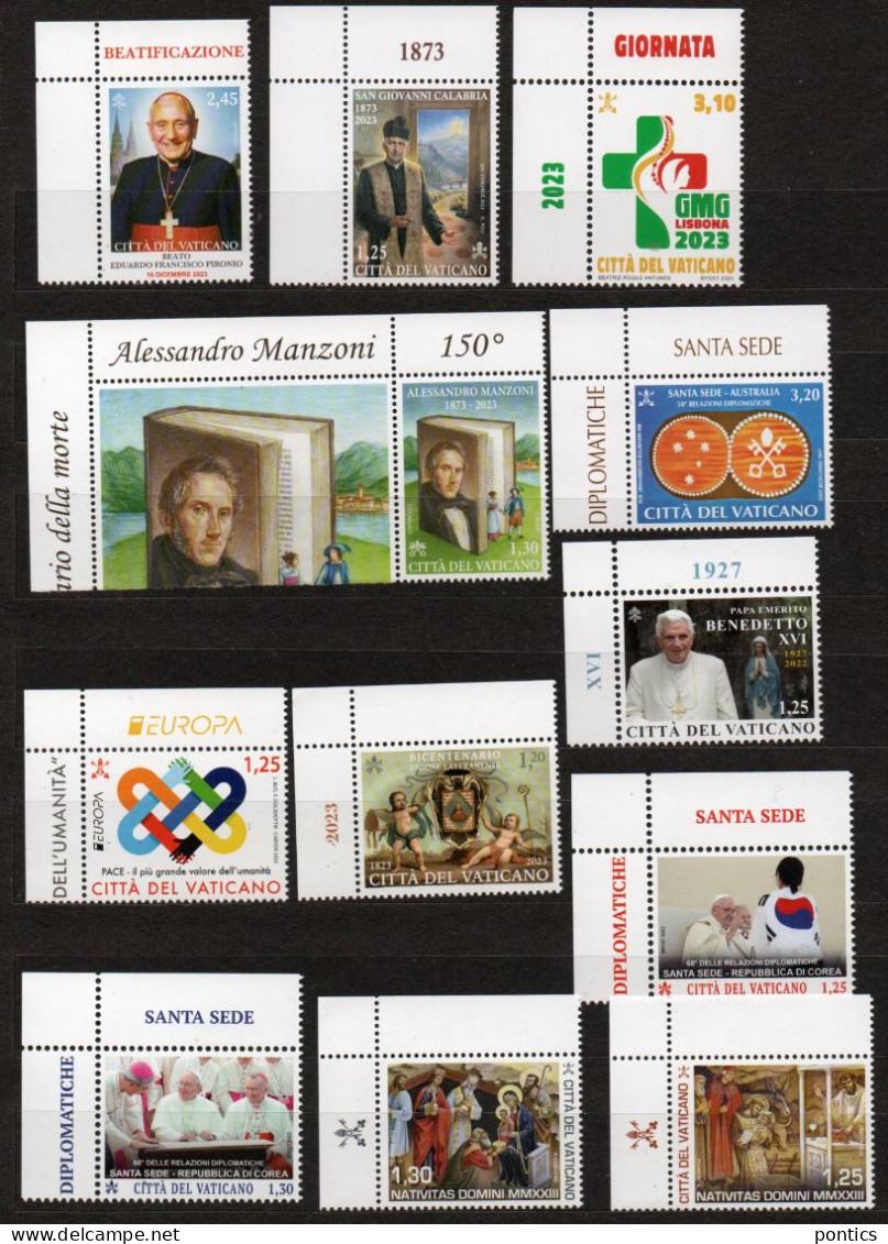 2023 - VATICANO - AFA - ANNATA - 24 VALORI - INVIO GRATUITO ** - Unused Stamps