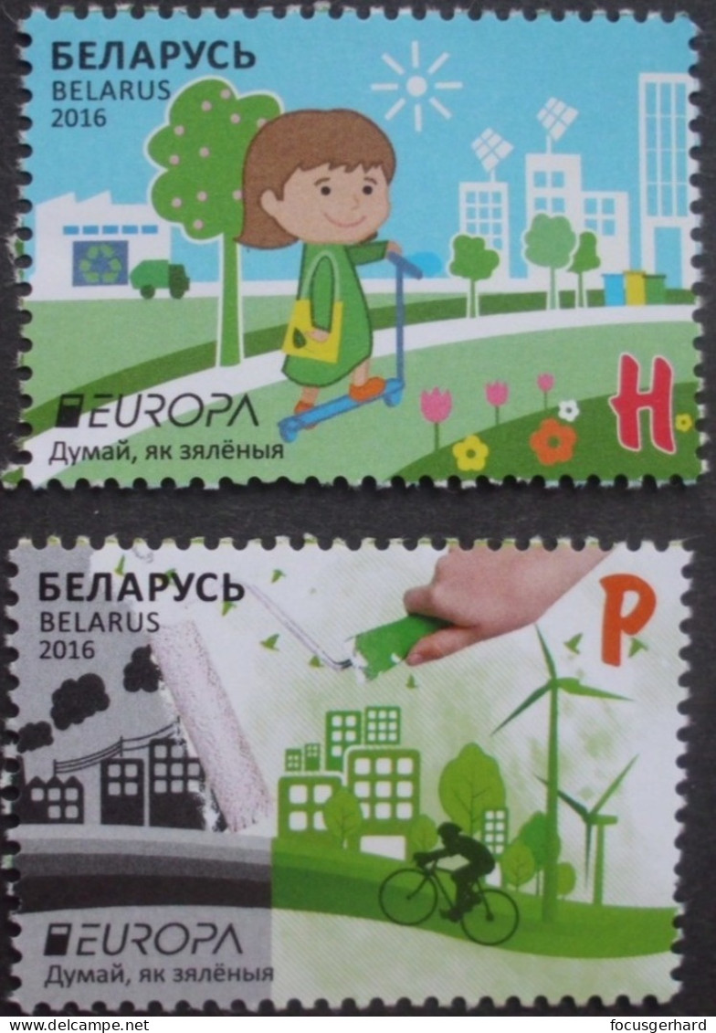 Weißrussland    Europa Cept   Umweltbewusst Leben   2016    ** - 2016