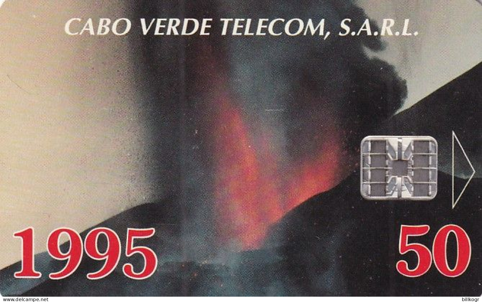 CAPE VERDE - Volcano, CN : C5A154325, 10/95, Used - Cape Verde