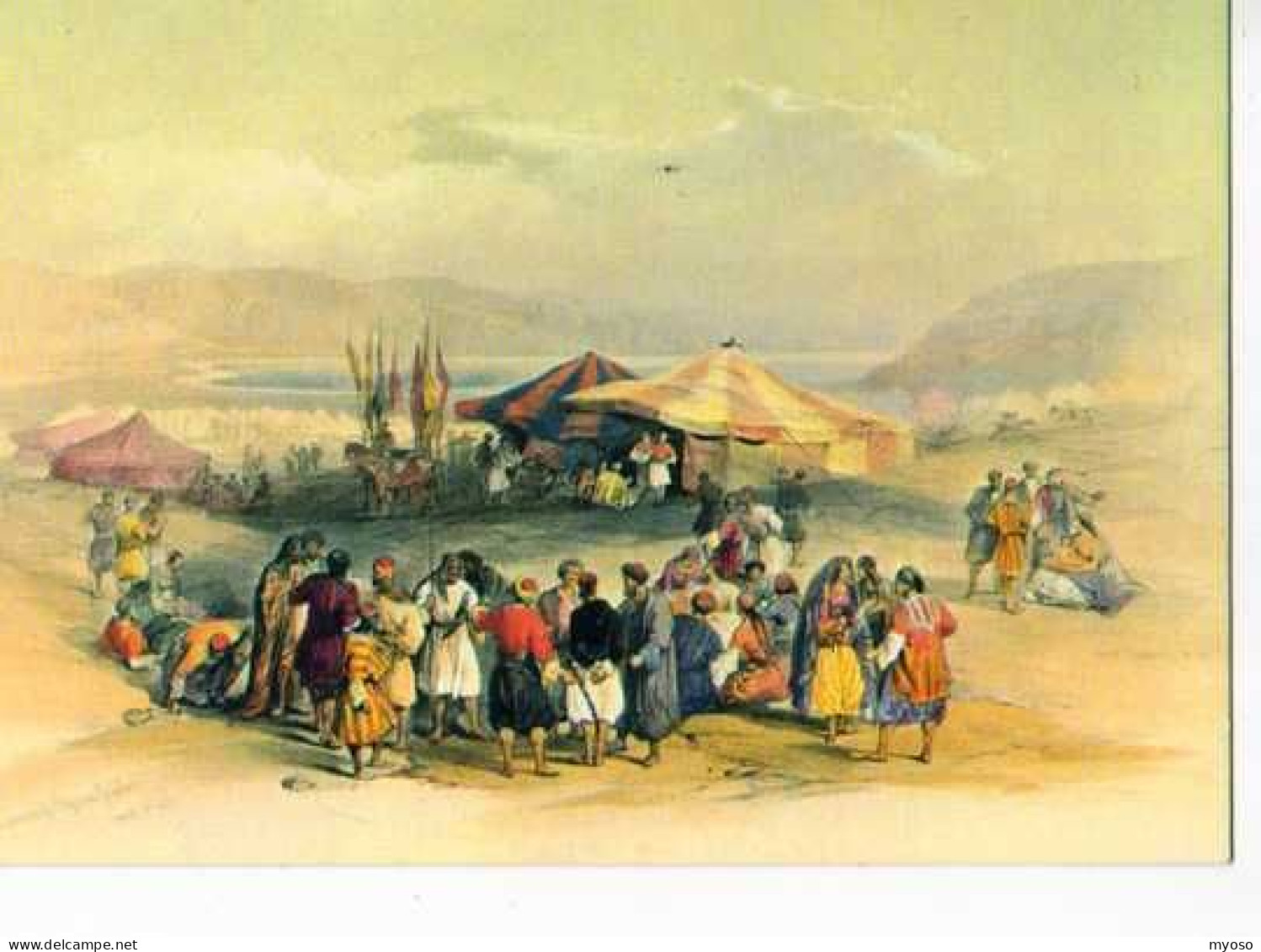 David ROBERTS Encampment Of Pilgrims Jericho - Thomas