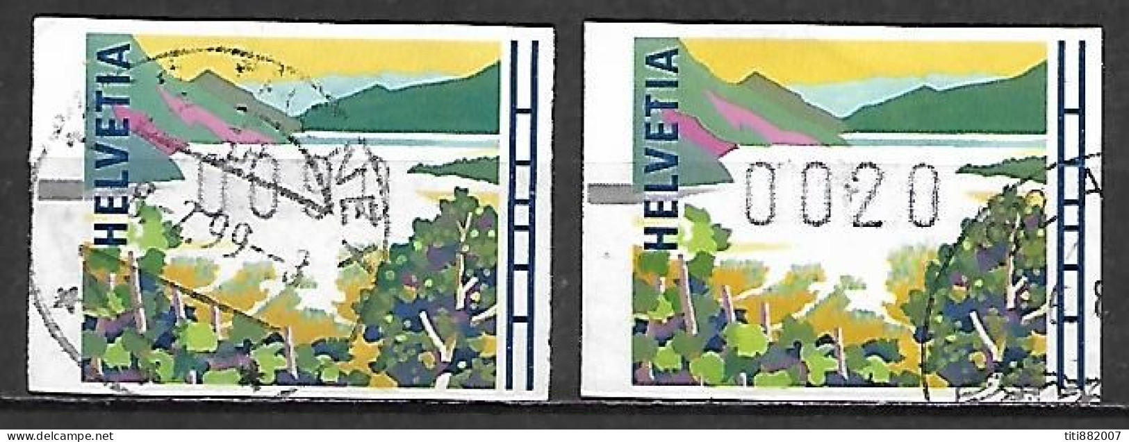 SUISSE  -   1996 .   Timbres De Distributeur   N° 11  Oblitérés. - Automatic Stamps