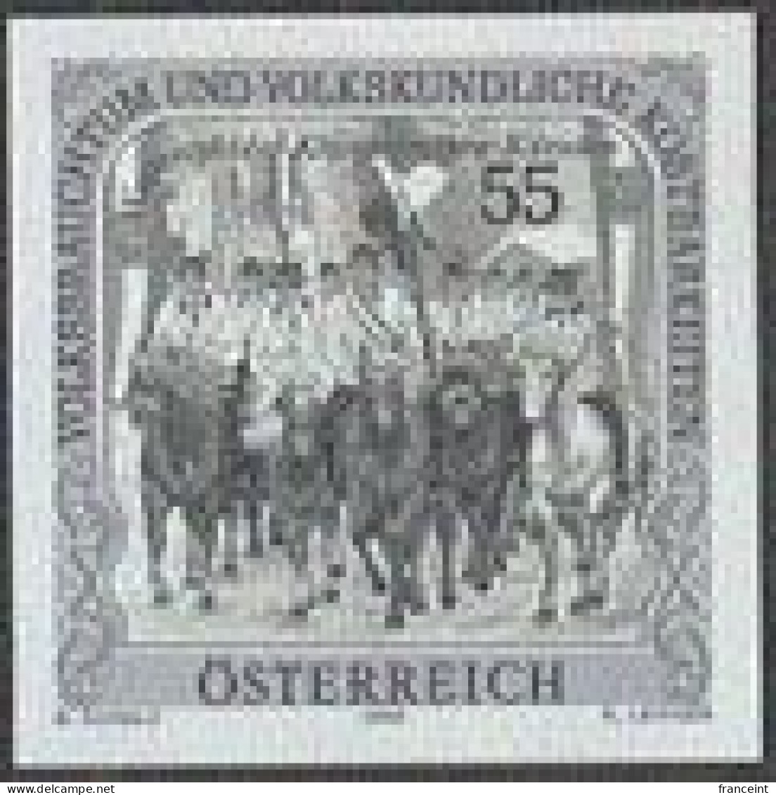 AUSTRIA(2006) Weitensfeld Kranzelreiten. Black Proof. Carinthian Traditional Horse Race Recalling The Black Plague. - Proeven & Herdruk