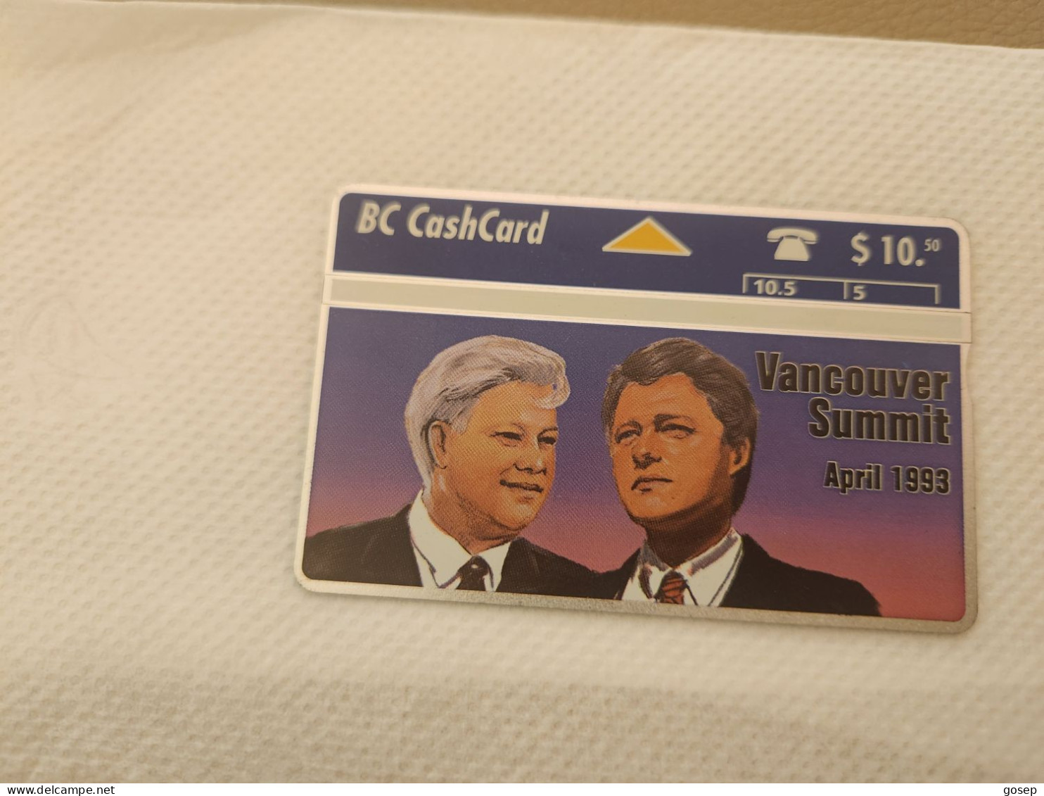 CANADA-(CAN-L-01)-Vancouver Summit April 1993-(57)-(308A05887)-(8/93)-(tirage-40.000)-($10.50)mint+1card Prepiad Free - Canada