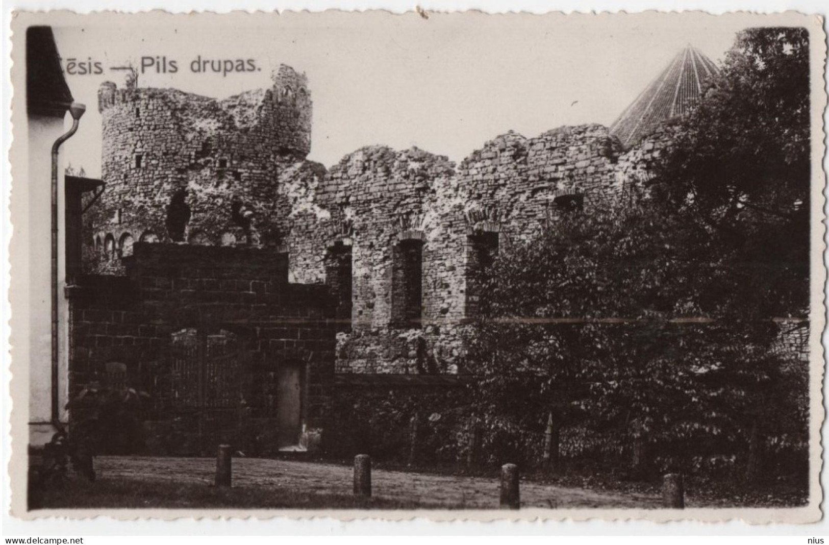 Latvia 1935 Cesis Wenden Zehsis Castle Pils - Lettonie